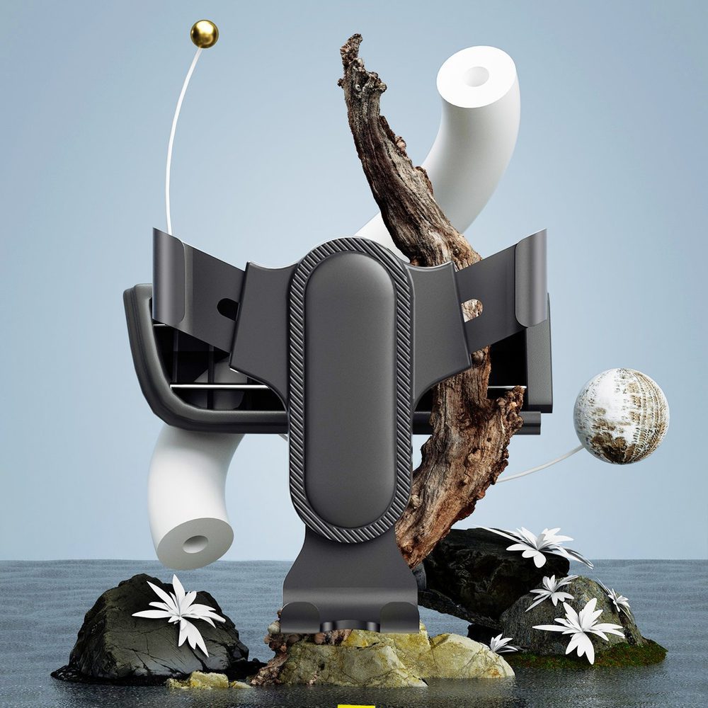 Dudao gravitational smartphone holder black (F7s)eng