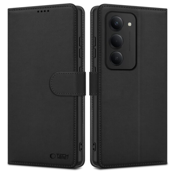 CREATOR: gd-jpeg v1.0 (using IJG JPEG v62), quality = 80 Tech-Protect Wallet Case for Xiaomi Redmi 15 4G / 5G - Blackeng
