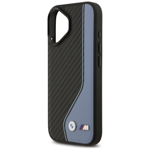 200634_6 BMW M Carbon Logo MagSafe Case for iPhone 17 - Blueeng