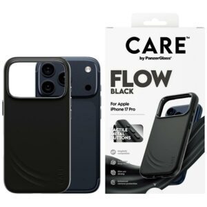 200668_1 CARE by PanzerGlass Feature FLOW MagSafe Case for iPhone 17 Pro - Blackeng