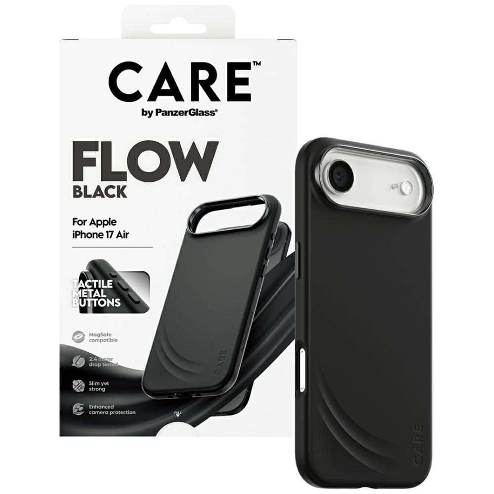 200670_4 CARE by PanzerGlass Feature FLOW MagSafe Case for iPhone Air - Blackeng