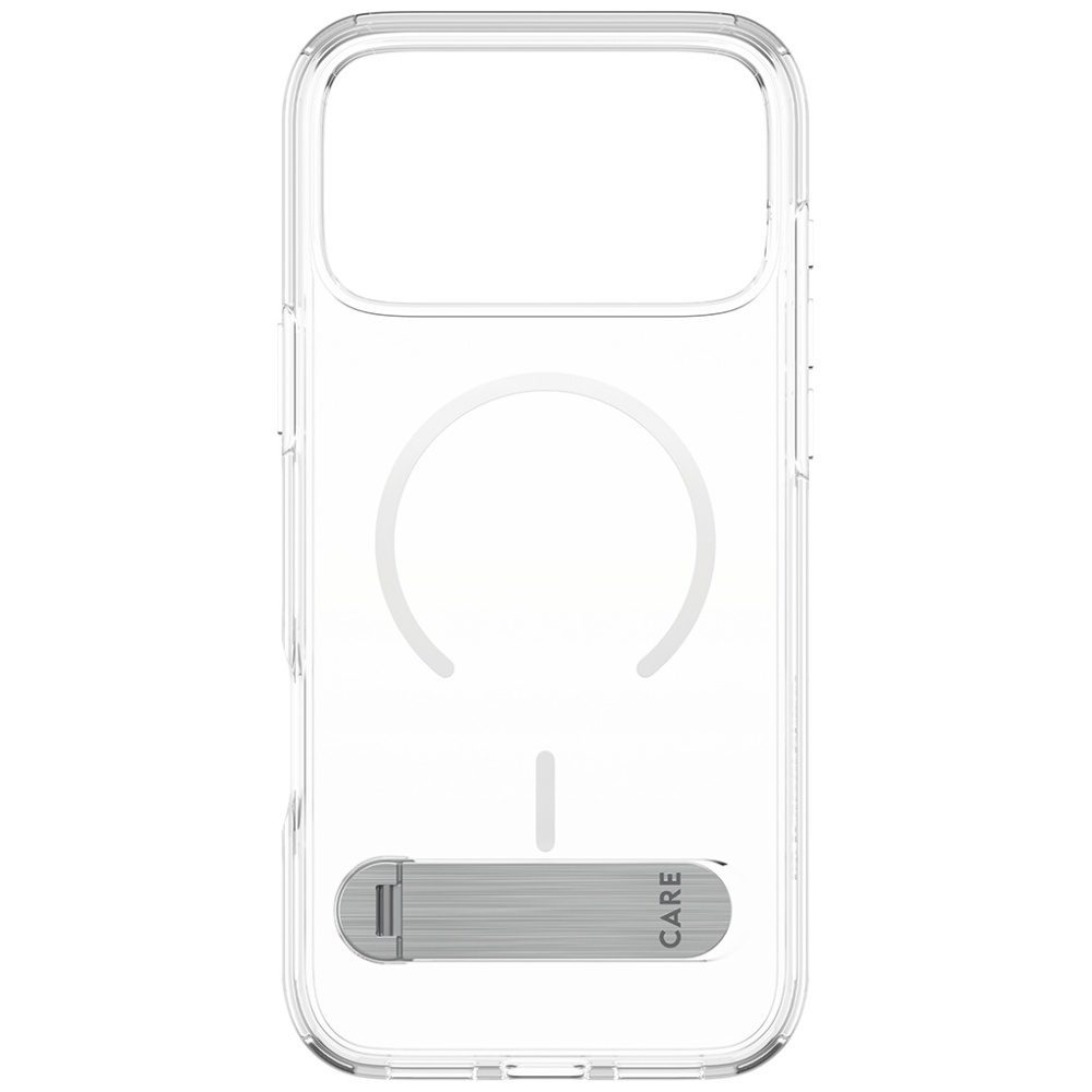 200675_3 CARE by PanzerGlass Feature Case w. Kickstand MagSafe for iPhone 17 Pro Max - Cleareng