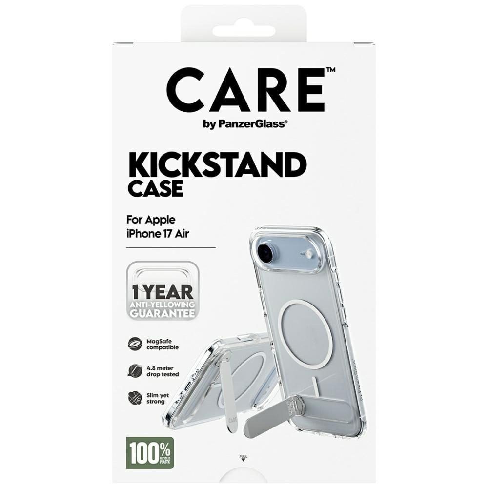 200678_5 CARE by PanzerGlass Feature Case with Kickstand MagSafe for iPhone Air - Cleareng