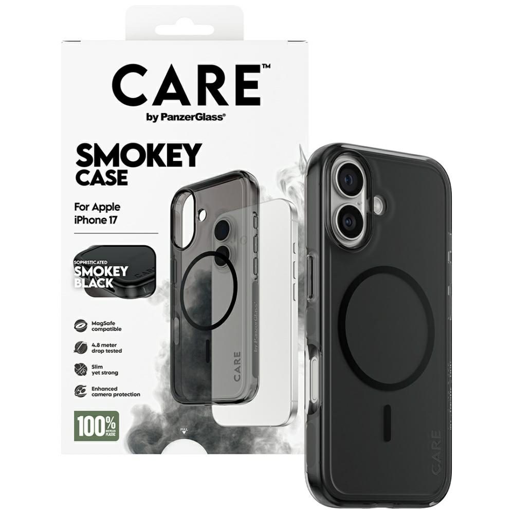 CARE by PanzerGlass Flagship Urban Explorer Case w. Black MagSafe for iPhone 17 - Blackeng