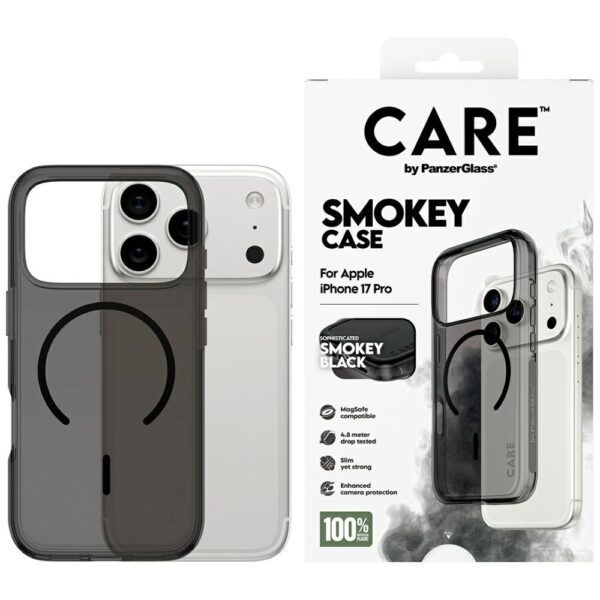 CARE by PanzerGlass Flagship Urban Explorer Case w. Black MagSafe for iPhone 17 Pro - Blackeng