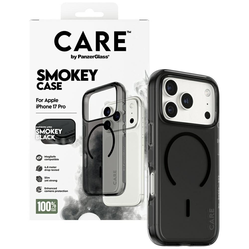 CARE by PanzerGlass Flagship Urban Explorer Case w. Black MagSafe for iPhone 17 Pro - Blackeng