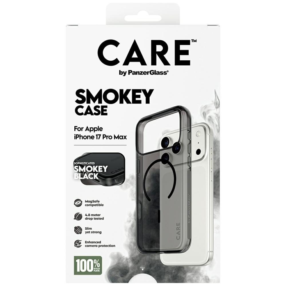 CARE by PanzerGlass Flagship Urban Explorer Case w. Black MagSafe for iPhone 17 Pro Max - Blackeng