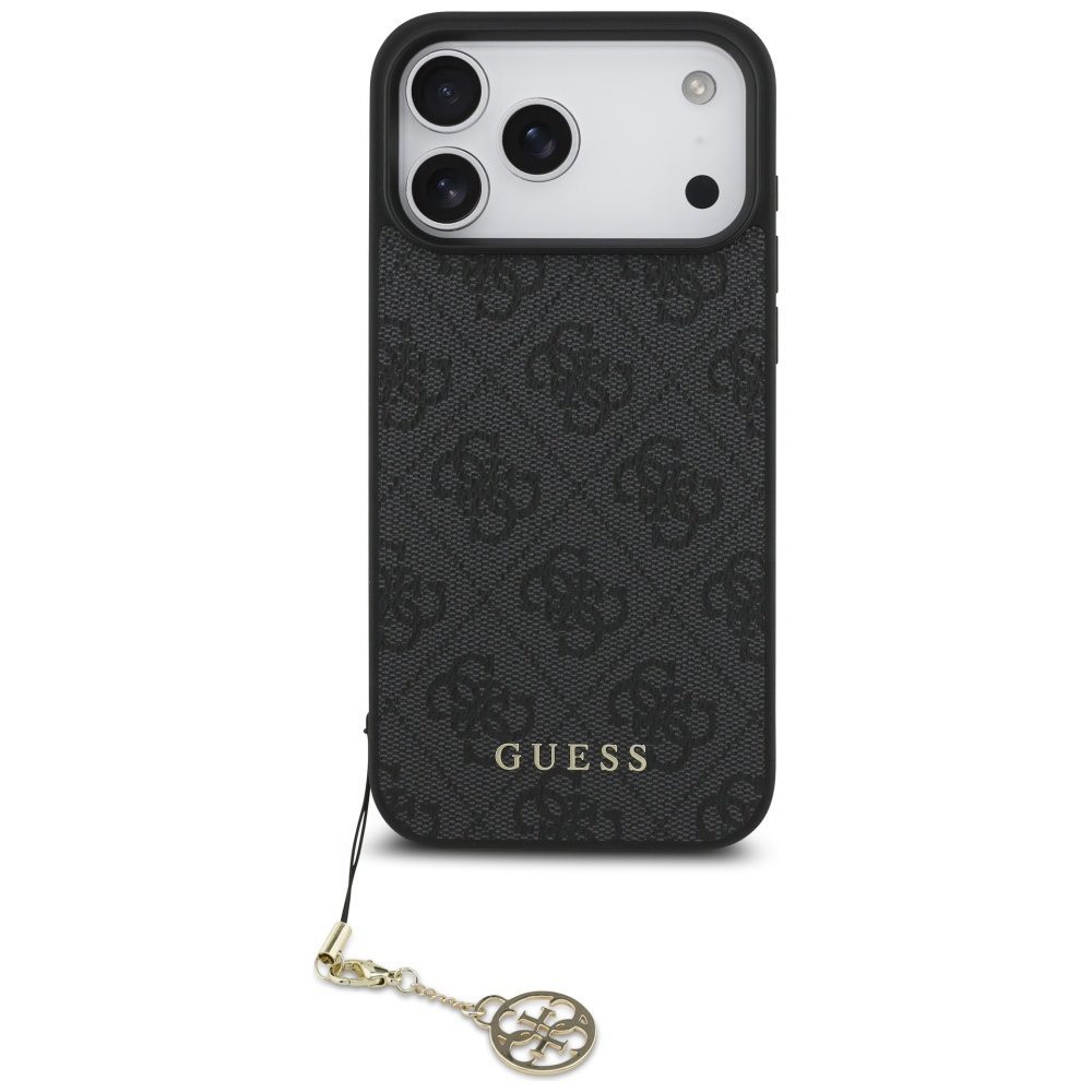 Guess 4G Charms Collection MagSafe case for iPhone 17 Pro Max - blackeng