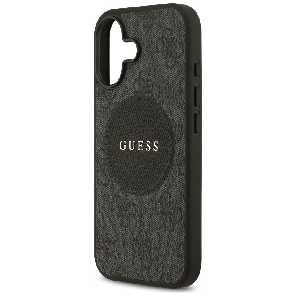 Guess 4G Circle Classic Logo MagSafe case for iPhone 17 - blackeng