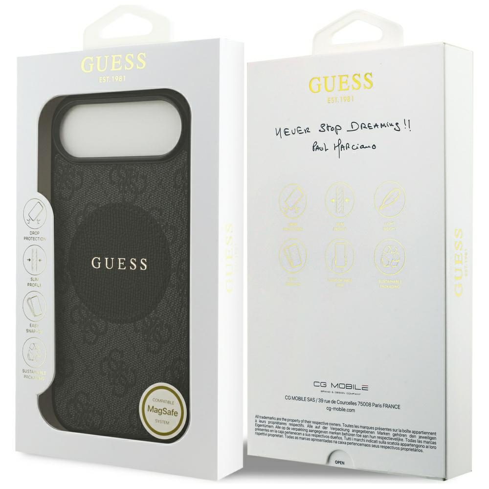 Guess 4G Circle Classic Logo MagSafe case for iPhone Air - blackeng