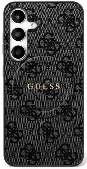 Guess 4G Ring Classic Logo MagSafe case for Samsung Galaxy S25 FE - blackeng