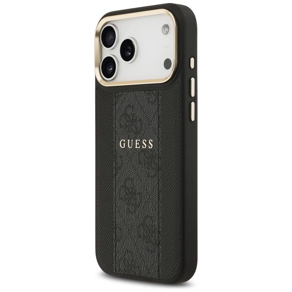 Guess 4G Stripe MagSafe case for iPhone 17 Pro Max - blackeng