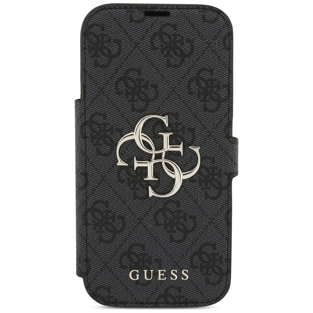 Guess Book 4G Metal Logo Case for iPhone 17 Pro - Blackeng