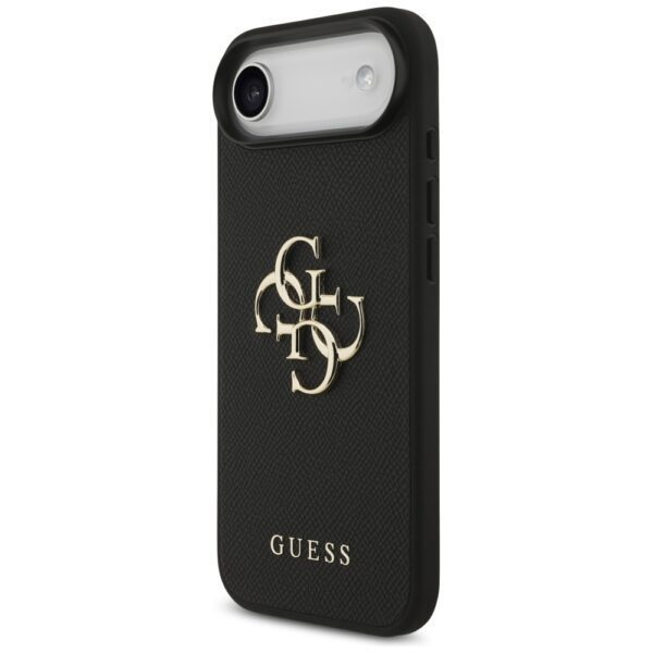 Guess Grained Big 4G & Classic Logo case for iPhone Air - blackeng