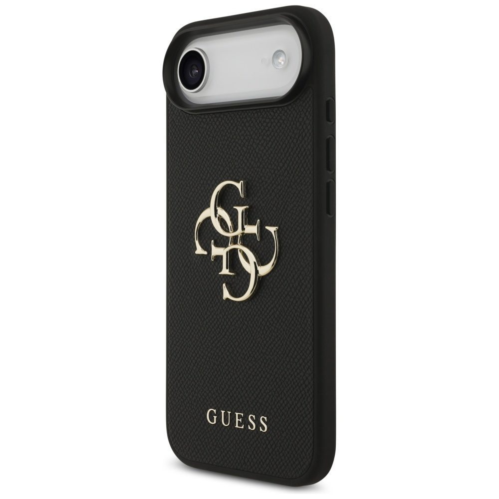 Guess Grained Big 4G & Classic Logo case for iPhone Air - blackeng