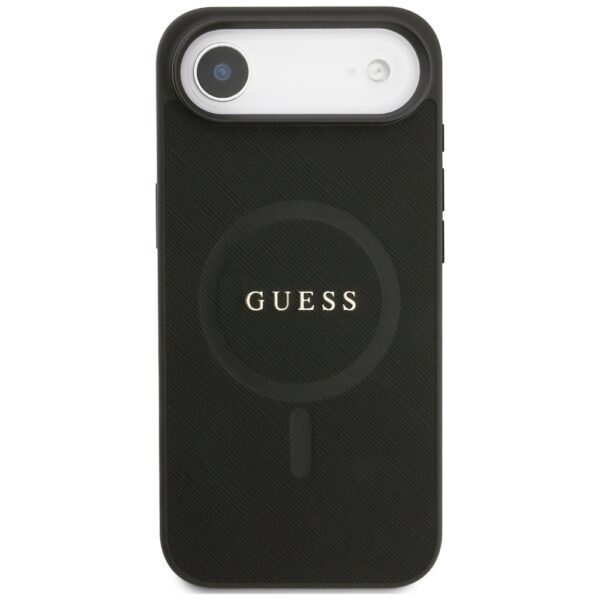 200900_3 Guess Saffiano Classic Logo MagSafe case for iPhone Air - blackeng