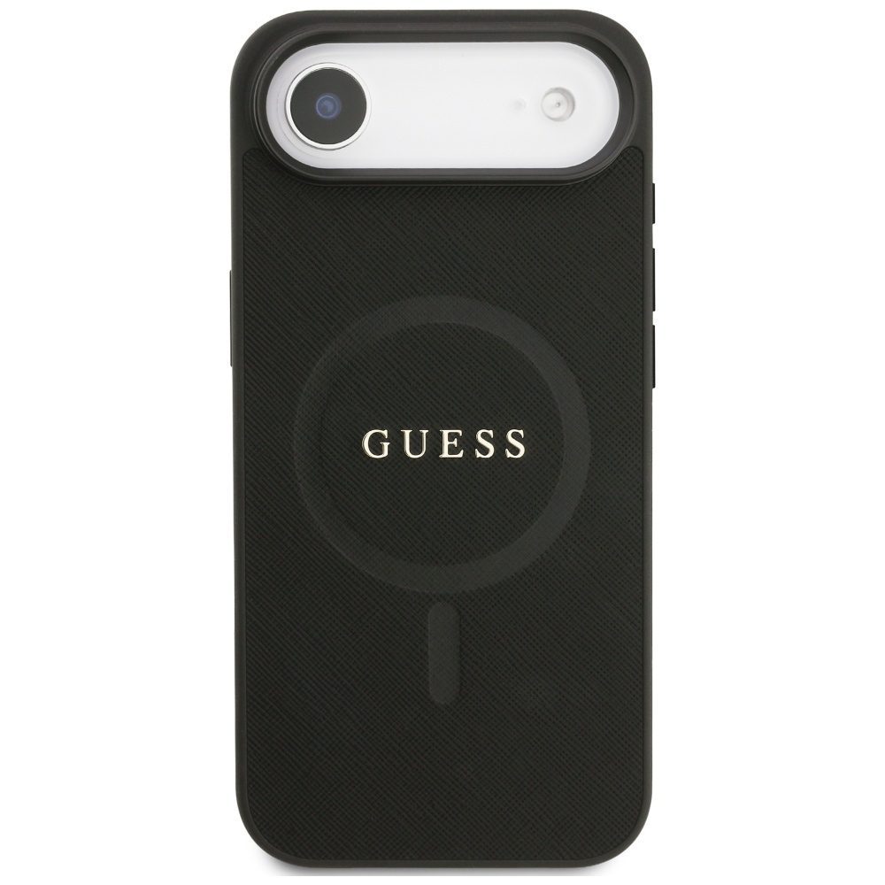 200900_3 Guess Saffiano Classic Logo MagSafe case for iPhone Air - blackeng