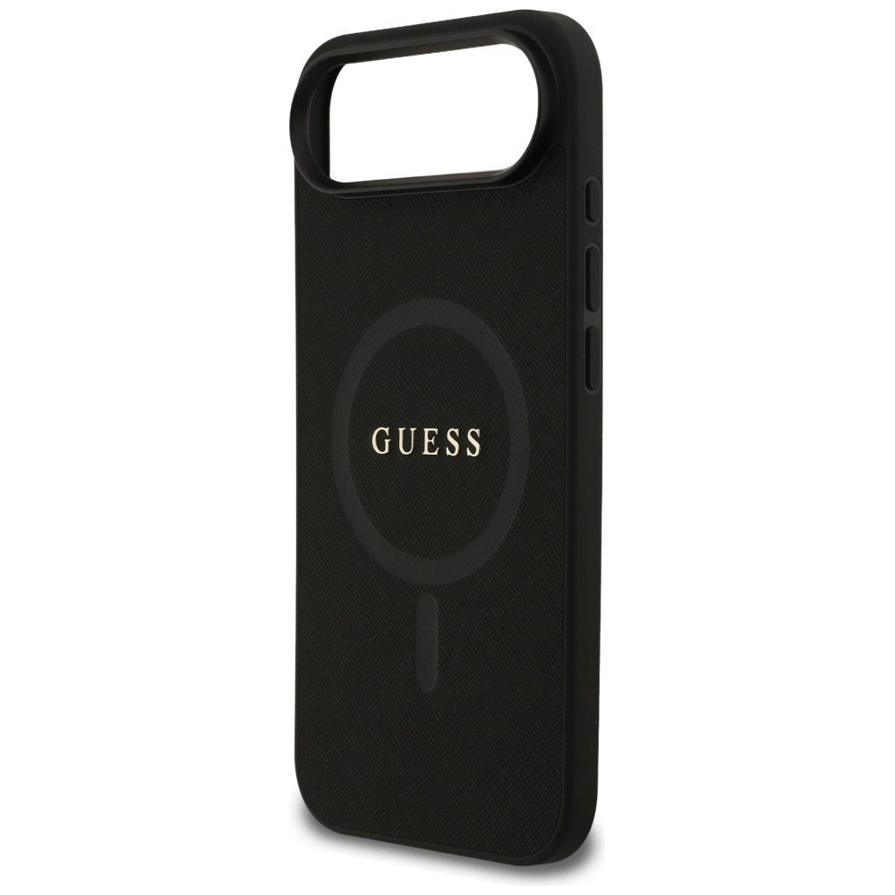 200900_6 Guess Saffiano Classic Logo MagSafe case for iPhone Air - blackeng