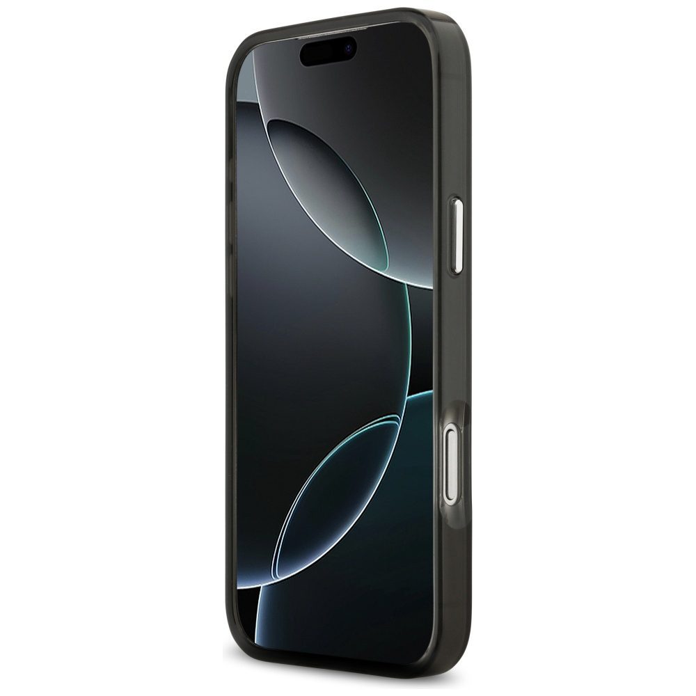 Karl Lagerfeld IML Aquarelle Karl & Choupette & Logo MagSafe Case for iPhone 17 Pro Max - Blackeng