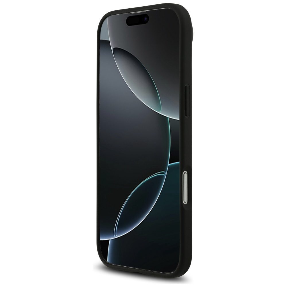 Mercedes Leather Large Laurel Leave MagSafe case for iPhone Air - blackeng