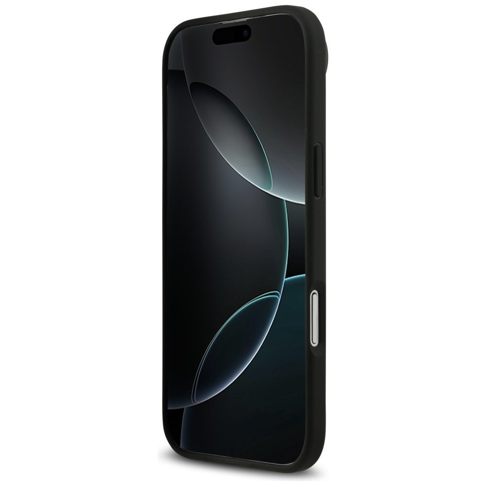 Mercedes Leather Vintage Logo MagSafe Case for iPhone Air - Blackeng