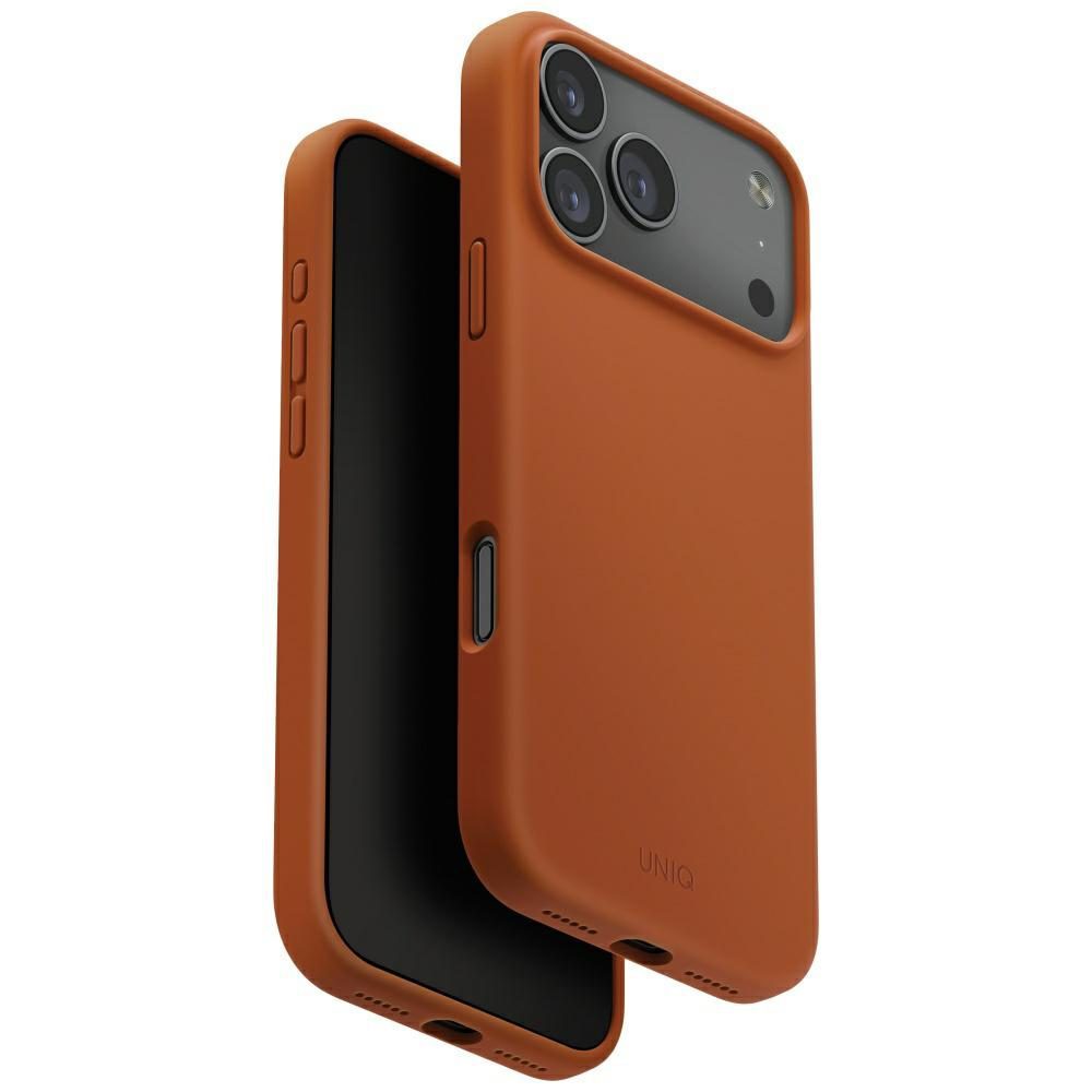 200985_1 Uniq Lino iPhone 17 Pro Max Magclick Charging Case - Orangeeng