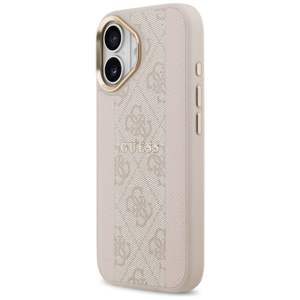 201139_2 Guess 4G Stripe MagSafe Case for iPhone 17 - Pinkeng