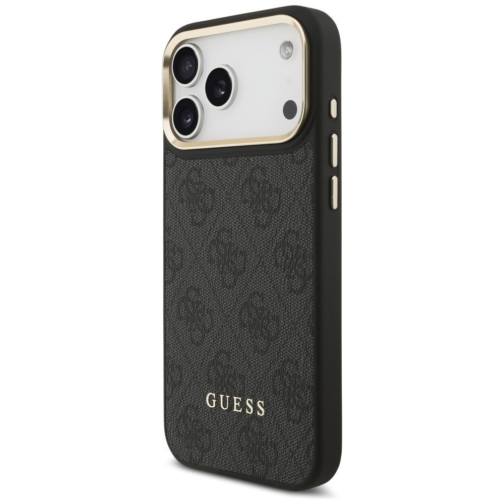 201145_2 Guess 4G Case with Magsafe Wallet for iPhone 17 Pro Max - Blackeng