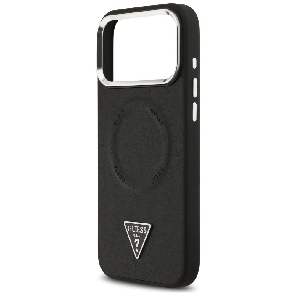 Guess Triangle Logo MagSafe Case for iPhone 17 Pro Max - Blackeng