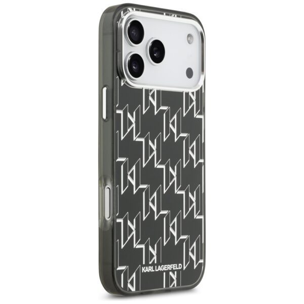 Karl Lagerfeld IML KL Monogram MagSafe Case for iPhone 17 Pro Max - Blackeng