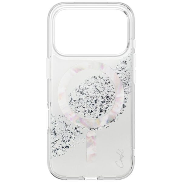 Uniq Coehl Crystelle case for iPhone 17 Pro Max Magnetic Charging - silvereng