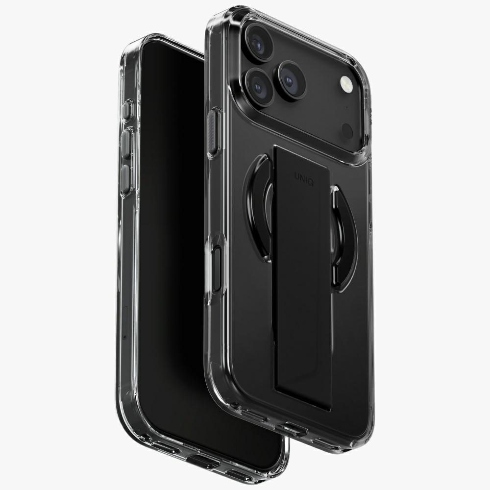 Uniq Heldro Air Case for iPhone 17 Pro Max Magclick Charging - Blackeng