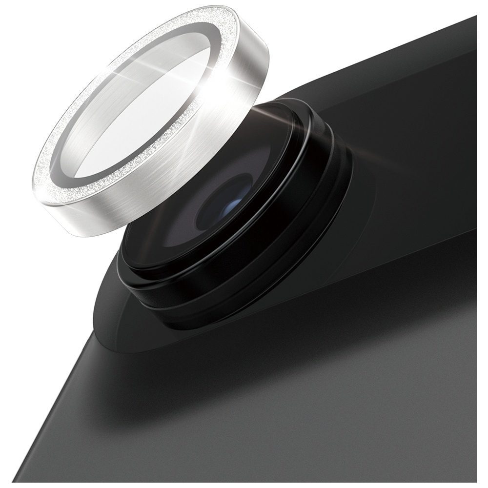 PanzerGlass Hoops Glitter Tempered Glass Lens Screen Protector for iPhone Air - Silvereng