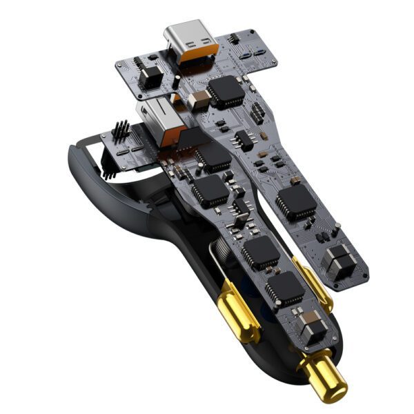 Baseus TZCCZM-0G USB-A / USB-C car charger 160W PPS / QC 5 / PD - grayeng