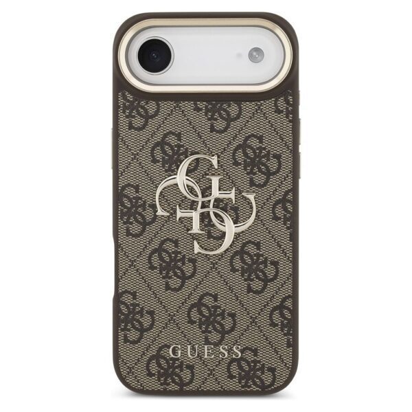GUESS case for IPHONE 17 Air GUHCP17M4GMGCBR (PU W/ Big 4G Classic Logo) gold brown
