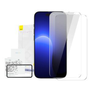 27039_7 Szkło hartowane 0.3mm Baseus Crystal do iPhone 14 Pro (2szt)
