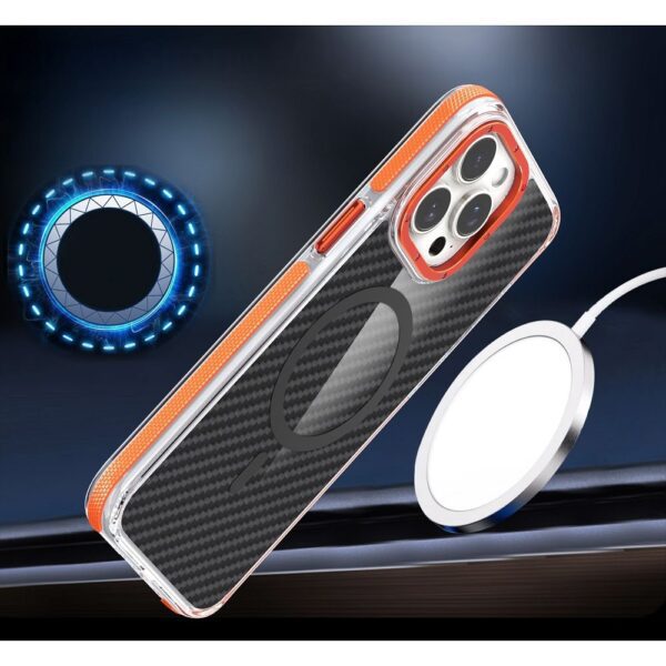 FIBER Case comapitble with MagSafe for XIAOMI Redmi A5 ( 173.45 x 79.35 x 8.45 ) orange