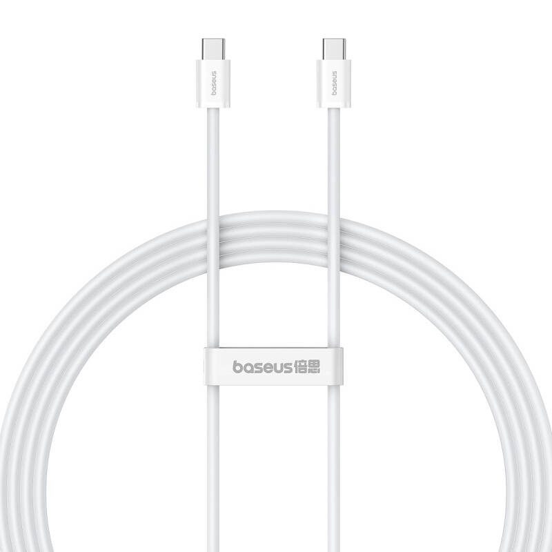 41553_8 Kabel szybkiego ładowania USB-C do USB-C Baseus Superior 2 100W 2m (biały)