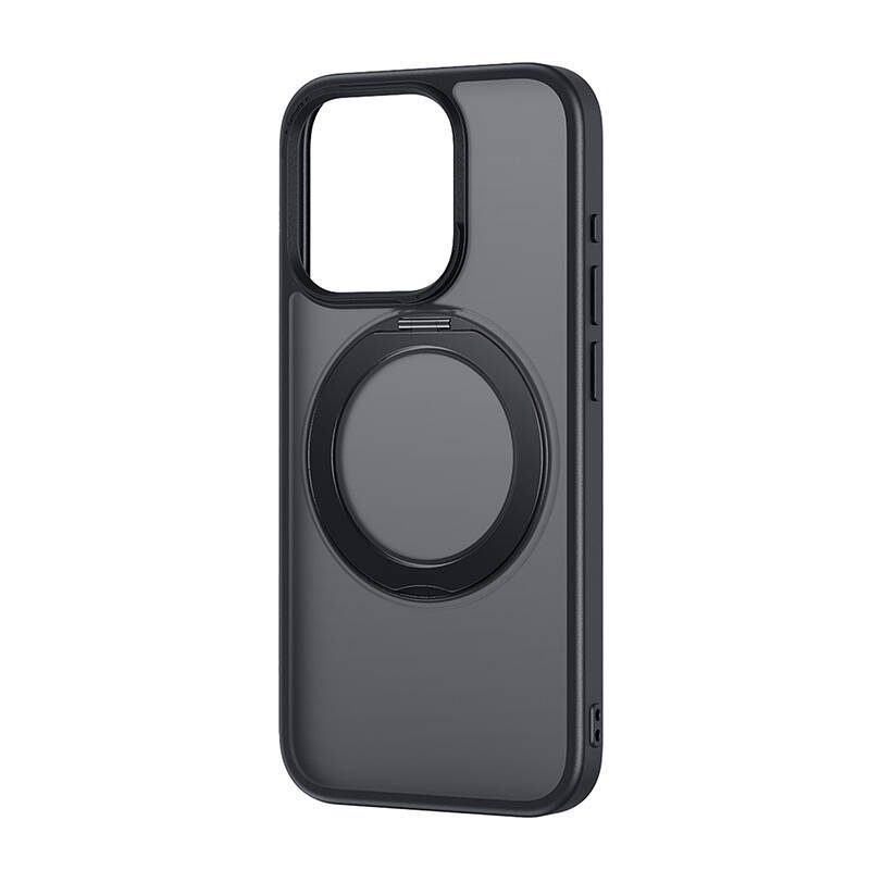 43061_4 Phone Case Baseus SkyRing Magnetic with Stand for iP 13 Pro + tempered-glass and cleaning kit (black)