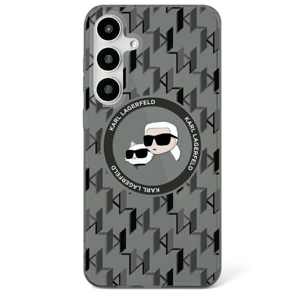 437434_oryg Karl Lagerfeld HC Magnetic IML Metal Monogram KC Heads case for Samsung Galaxy S25 black