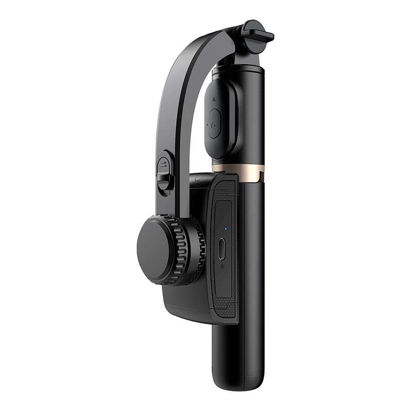 44870_1 Gimbal/statyw z lampą APEXEL Q08d (czarny)