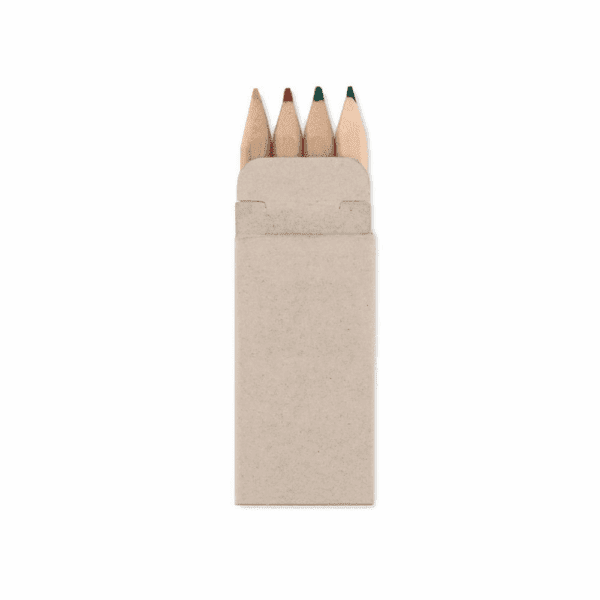 Paper bag + crayons