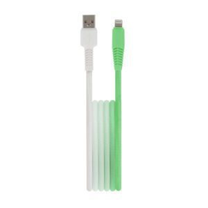 Setty cable USB - Lightning 1,5 m 2,4A KGA-L-1.52420 mint-white gradient