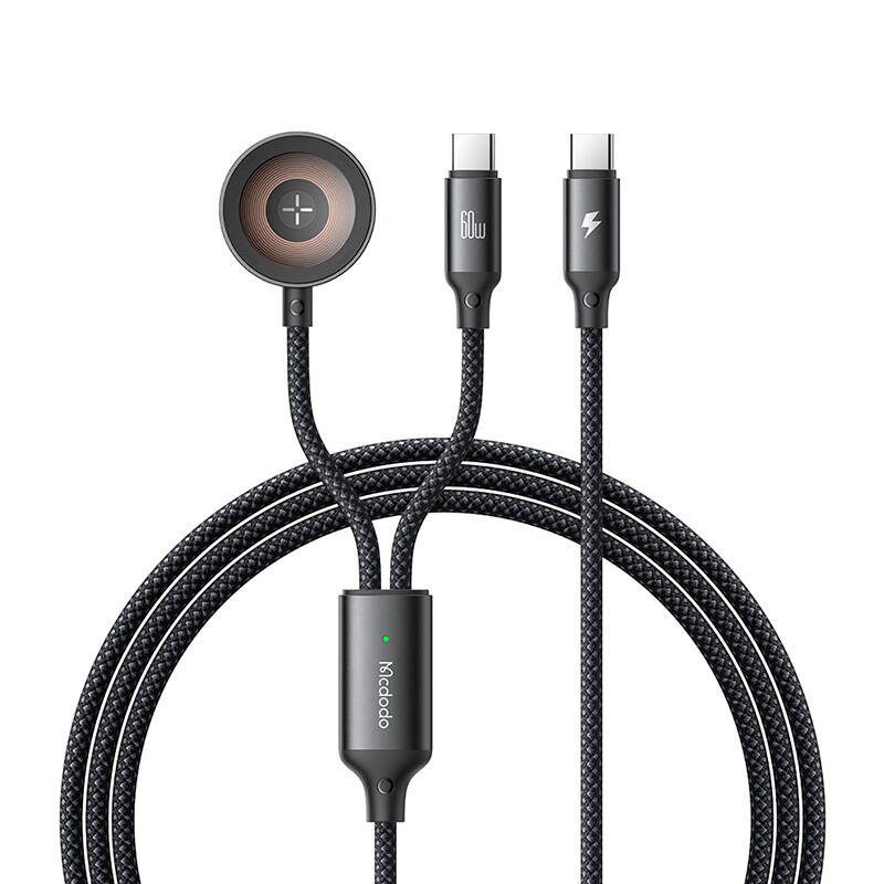 47164_3 Mcdodo CA-2200 2-in-1 USB-C cable + Apple Watch charger, 60W, 1.2m