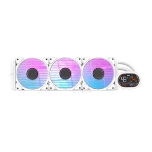 50365_1 Ψυγείο νερού CPU Darkflash DH360D (λευκό)