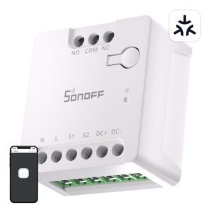 SONOFF MINI-D Smart WiFi Matter Switch (AC/DC 12-48V, ξηρή επαφή)