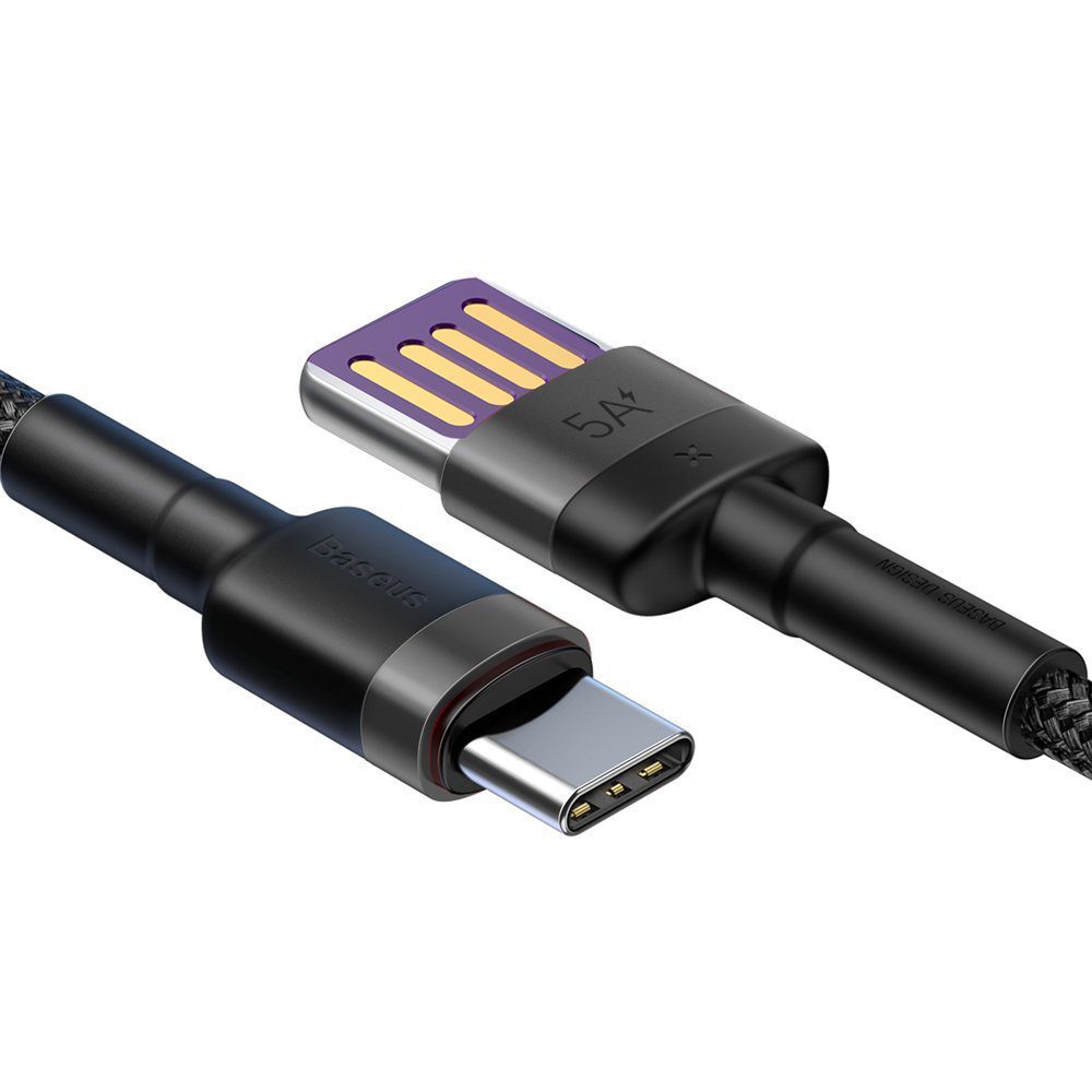 55577_2 Baseus Cafule cable USB Type C SuperCharge 40W Quick Charge 3.0 QC 3.0 1m gray-black (CATKLF-PG1)eng