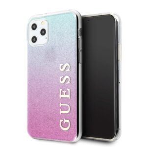 Guess GUHCN58PCUGLPBL iPhone 11 Pro rose blue/pink blue hard case Glitter Gradienteng
