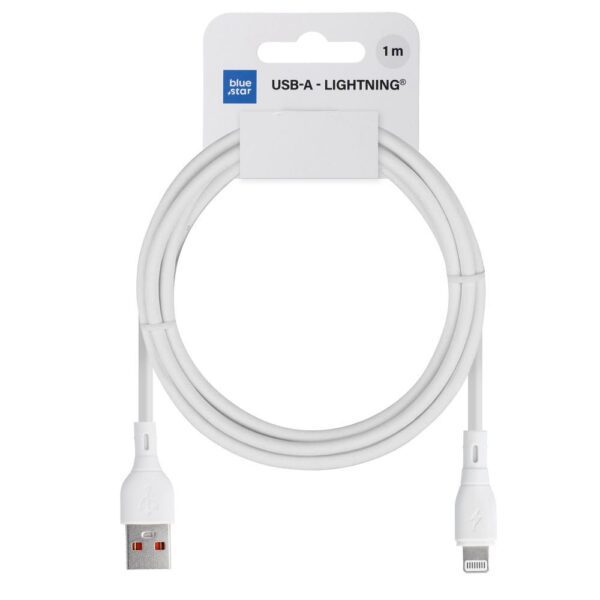 565f15536e15709fef306abb5586efe9 BLUE STAR ECO cable 2,4A USB A to Lightning PJ68-24-2.4 1m white