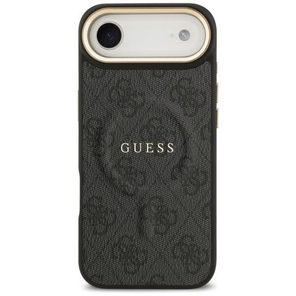 GUESS case for IPHONE 17 Air compatible with MagSafe GUHMP17MP4MSEGCK (PU 4G W/ Classic) black